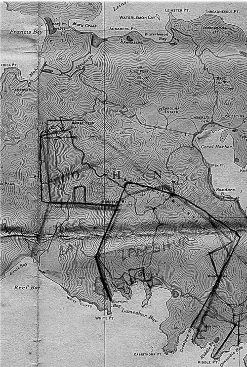 Frank Stick Map